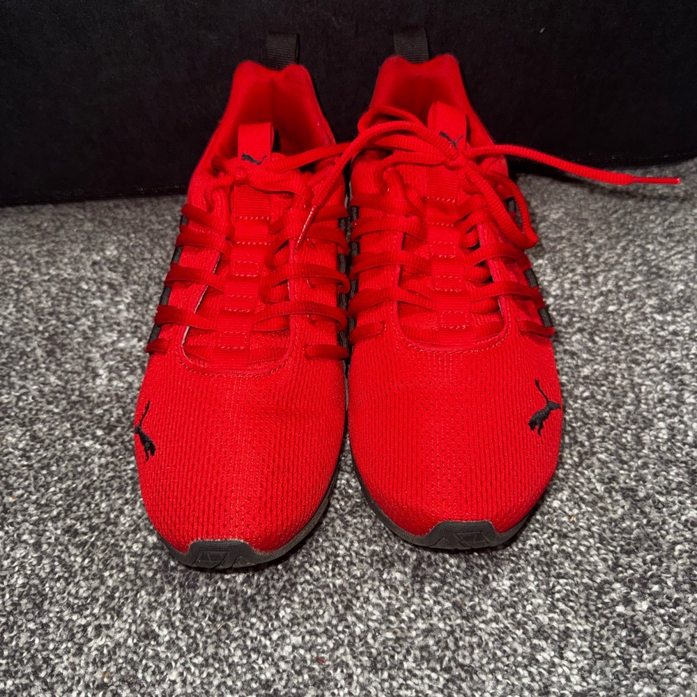 Puma Bold Red Athletic Shoes